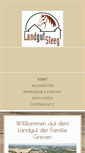 Mobile Screenshot of landgut-steeg.de
